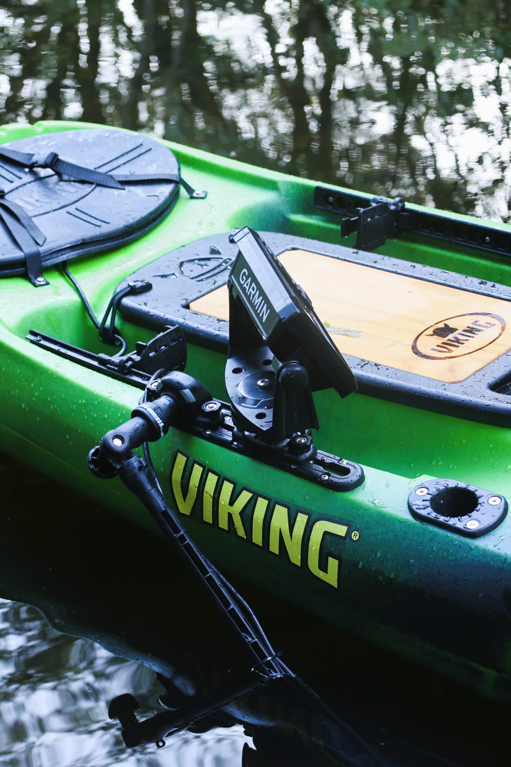 Kayak accessory track